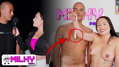 It's the biggest ass I've ever seen and tasted! Thaina Fields pummels a insatiable aficionado after interviewing him.