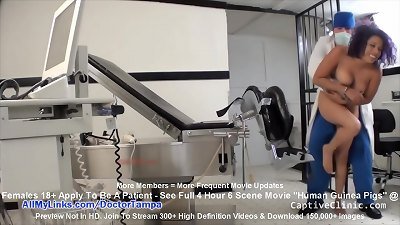 "Human Guinea Pig" busty Latina Phoenix Rose Becomes Subject For Experiments By doctor Tampa At fine Samaritan Health Labs, full movie CaptiveClinic.com