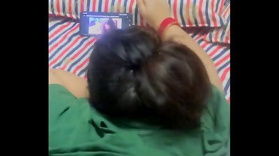 Indian chick observing porn And plumb