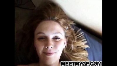 Busty teen amateur POV fuck