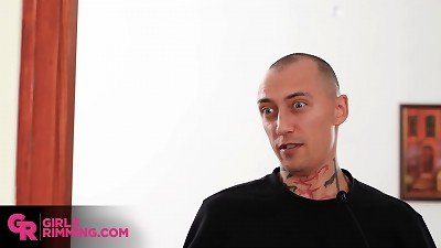 GIRLSRIMMING - fantastic Jessy Jay giving a molten rimjob and gets culo smashed