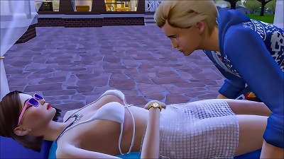 StepSon pulverizes Sleeping korean StepMom After Swimming In The Pool | asian StepMom And son-in-law pounding | asian video hookup gig