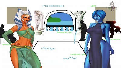 star Wars Orange Trainer Part 40 costume play plow hot xxx alien girls sith