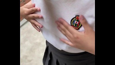 mexican loses bet with her classmate and ends up providing him a oral pleasure at school. Homemade porno video. students eighteen years old.