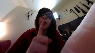 Cuckolding Giantess fellatio