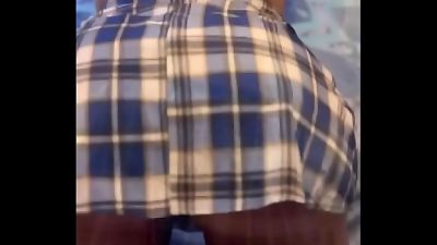 Upskirt all inborn tease