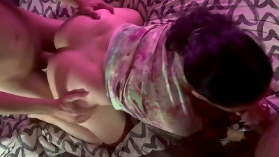 Making a three way with my husband and my paramour in our HOME