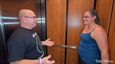 Becky Tailor ravages her thickest fan - Going down?