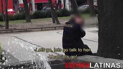 revealed LATINAS Real Cop In Mexico City gets picked up and fucked on camera. SE&Ntilde;ORITA POLICIA