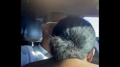 Liyah Bunni Gets Caught giving Head On The HighWay By mexican Truck Drivers