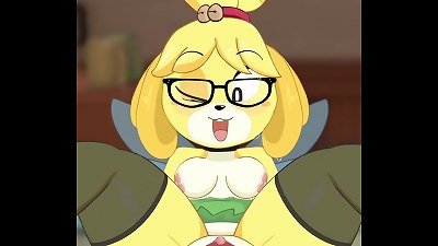 Isabelle in Tinkerbell clothing - Island secretary Game Walkthrough - Island secretary 1.5
