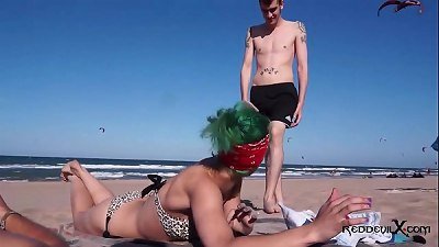 punk tart pummeled on the beach - Brandy Moloka