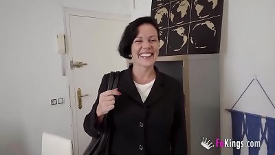 The steamy teacher is back... And now she wants a double PENETRATION!