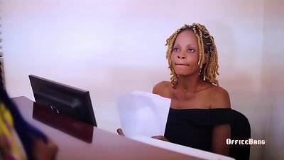 IT student drilling the fresh intake; white Chocolate