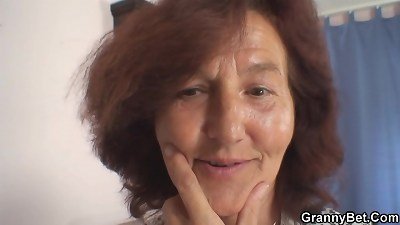 furry mature tailoress sucks and rides client's meatpipe