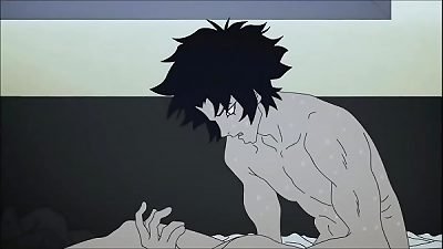 asian young fellow makes the biggest cumshot ever&period;