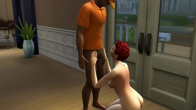 cougar screw The Delivery guy While Husband's Taking A Nap (The Sims | 3d hentai)