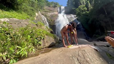 bts fledgling movie with the 18-year-old black lady taking part in the waterfall outdoors (COMPLETE ON crimson AND CHER)