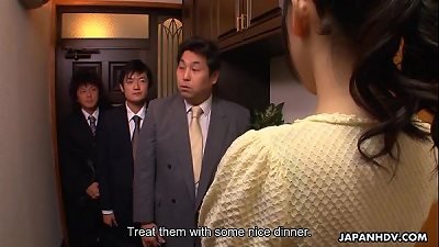 promiscuous asian wife getting ravaged once the husband leaves