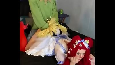 Gave Raggedy Ann some Raggedy trunk