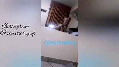 I scream and enjoy while they fuck and I take the chance to record with the help of the SURVALERY hotel mirror