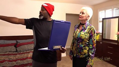 Seka and the bi-racial Construction Foreman.