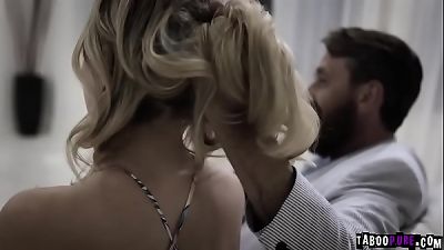 Giselle Palmer receives a hardcore nail from Steve Holmes