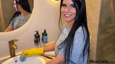 Maid has yam-sized bra-stuffers