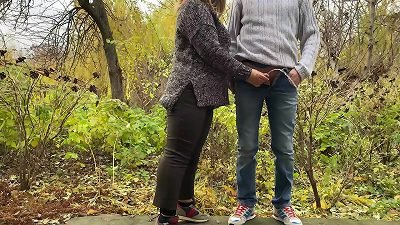 thick mother in cock-squeezing pants knows how to hold my cock