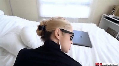 nerd molten mom plows Son- Sarah Vandella