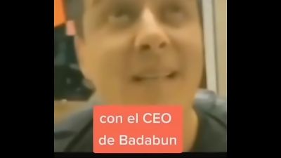 Lizbeth Rodriguez con el CEO de Badabun https://ouo.io/83HdQF