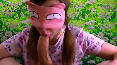 young babe with killer Lips oral pleasure and Titfuck ample Cock! pov