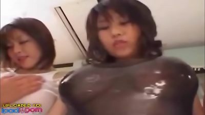 japanese dolls caked in Lotion