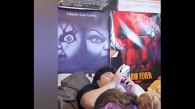 blowing my hot 21yo pal close up