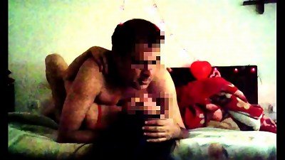 Indian wife in Christmas lingerie frosts the room to get pummeled highly firm by neighbour