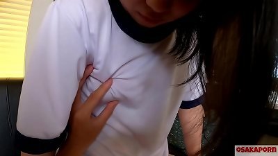 18 years senior teenage asian tells romp and displays petite cute funbags and pussy.  asian unexperienced gets nail toy and fingered.ã€€Mao 1  OSAKAPORN