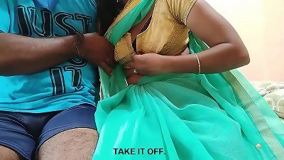 indian teen wifey cuckold with neighbor when husband go away English subtitles