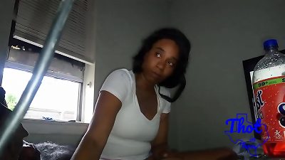 fantastic ebony amateur furry Harris - Cowgirl and doggy style