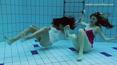 Underwater swimming pool lesbos Lera and Sima Lastova