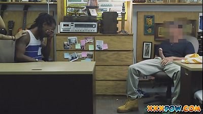 poor beau watch his own gf getting fucked!