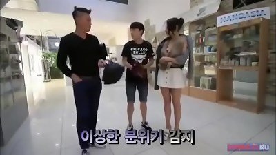 AMWF Sokolova Allah, Kuznetsova Naziya Russian female tryst trip bi-racial creampie fuck-fest asian male boyfriend In Moscow gf building