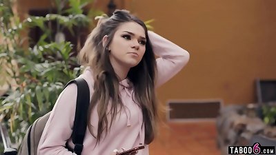 teenage tourist Athena Faris trapped in an Airbnb in Germany with a much aged guy