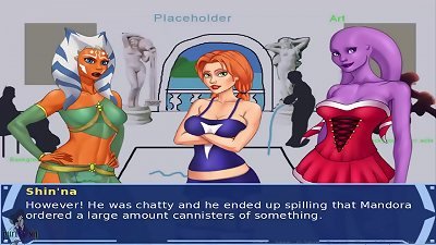 star Wars Orange Trainer Part 39 cosplay drill molten hardcore alien chicks sith