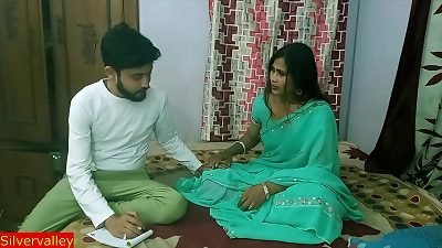 Indian magnificent madam training her off the hook student how to romance and sex! with hindi voice