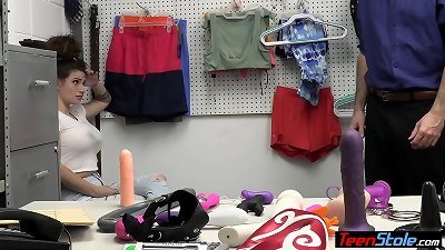 rod junkie teen thief Indica Flower offered her services to a LP officer