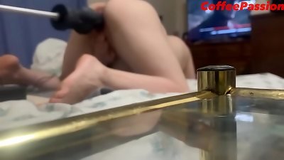 Recorded at home, nailing my butt with a gigantic machine