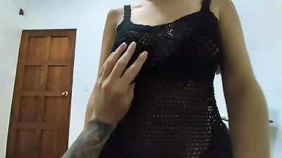 My auntie came on vacation and she loves that I lick her when we are alone