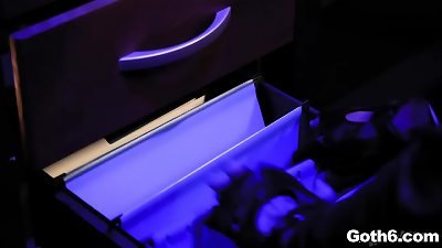 Watch these 4 sexy Goth cheerleaders Kenzie Reeves Kira Noir and Jane Wilde as they go crazy and shared cock in a foursome fuck adventure.