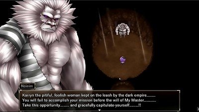 Karryn's prison [PornPlay anime game] Ep.19 the bigfoot big chisel can fit between giant giant tits